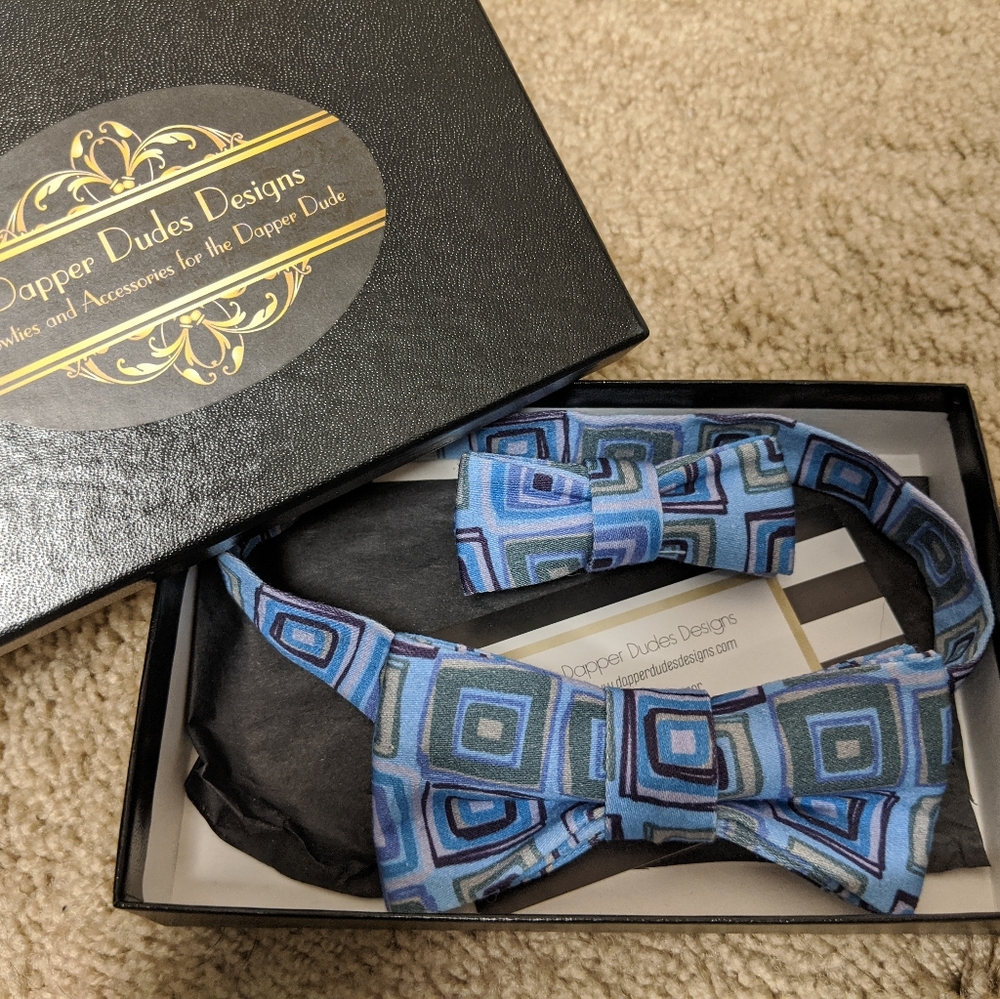 Boy's Bowtie + Matching Girl's hair clip